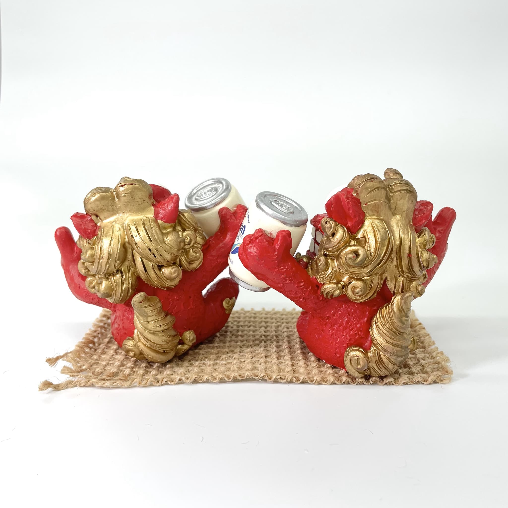 【オリオンビール】Orion缶原始獅子(7.5cm)