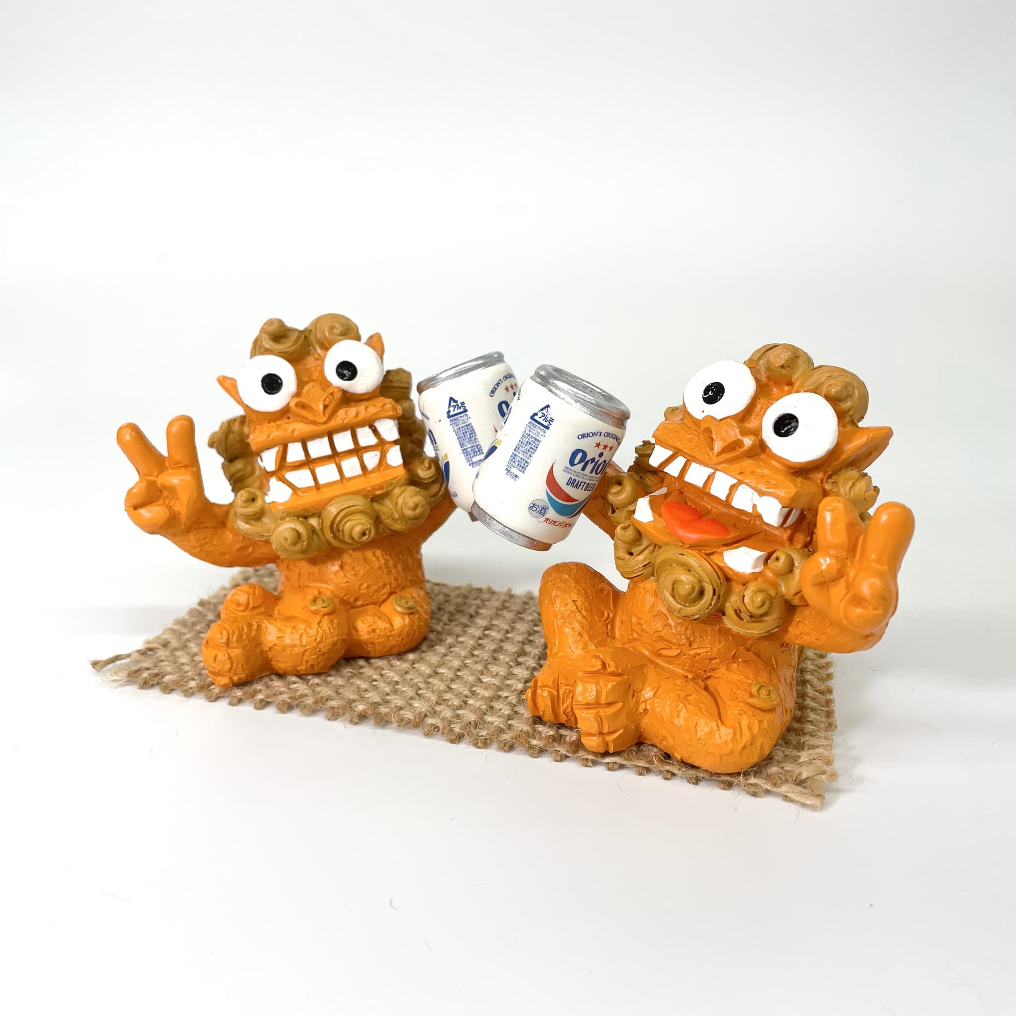 【オリオンビール】Orion缶原始獅子(7.5cm)