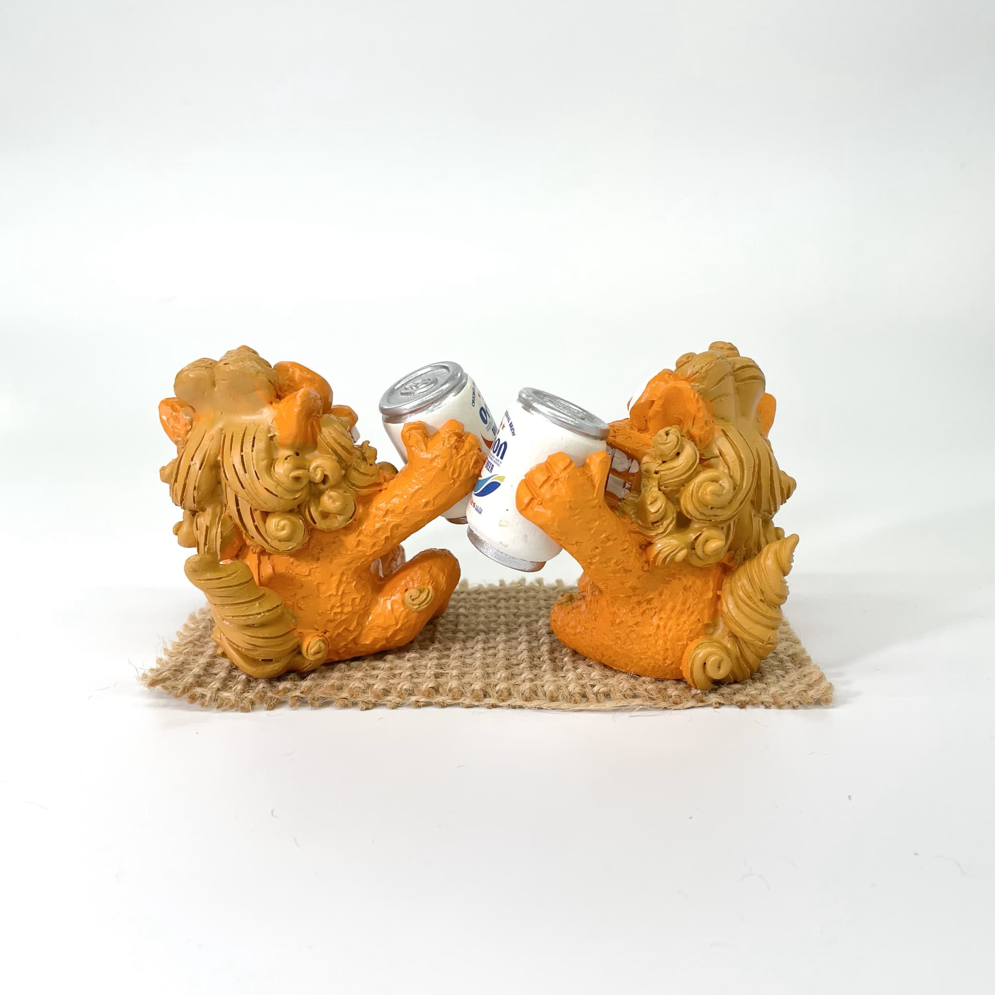 【オリオンビール】Orion缶原始獅子(7.5cm)