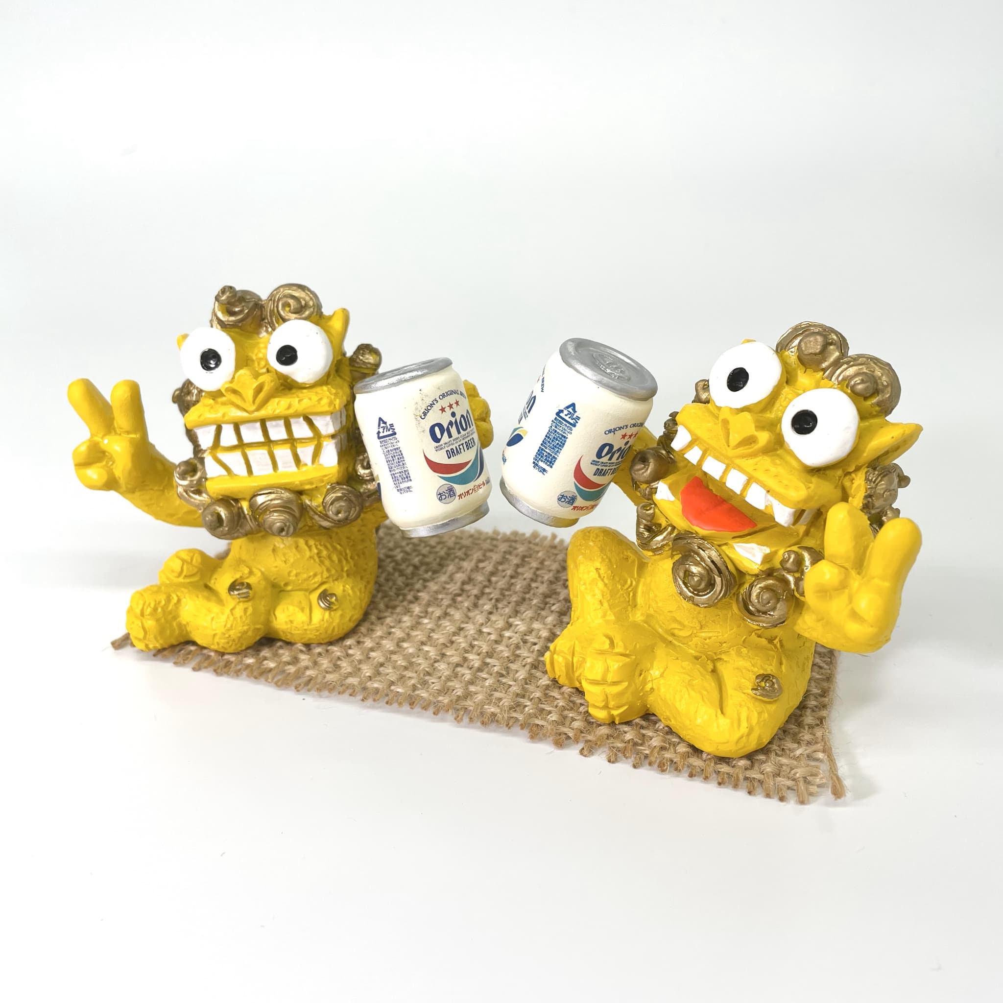 【オリオンビール】Orion缶原始獅子(7.5cm)