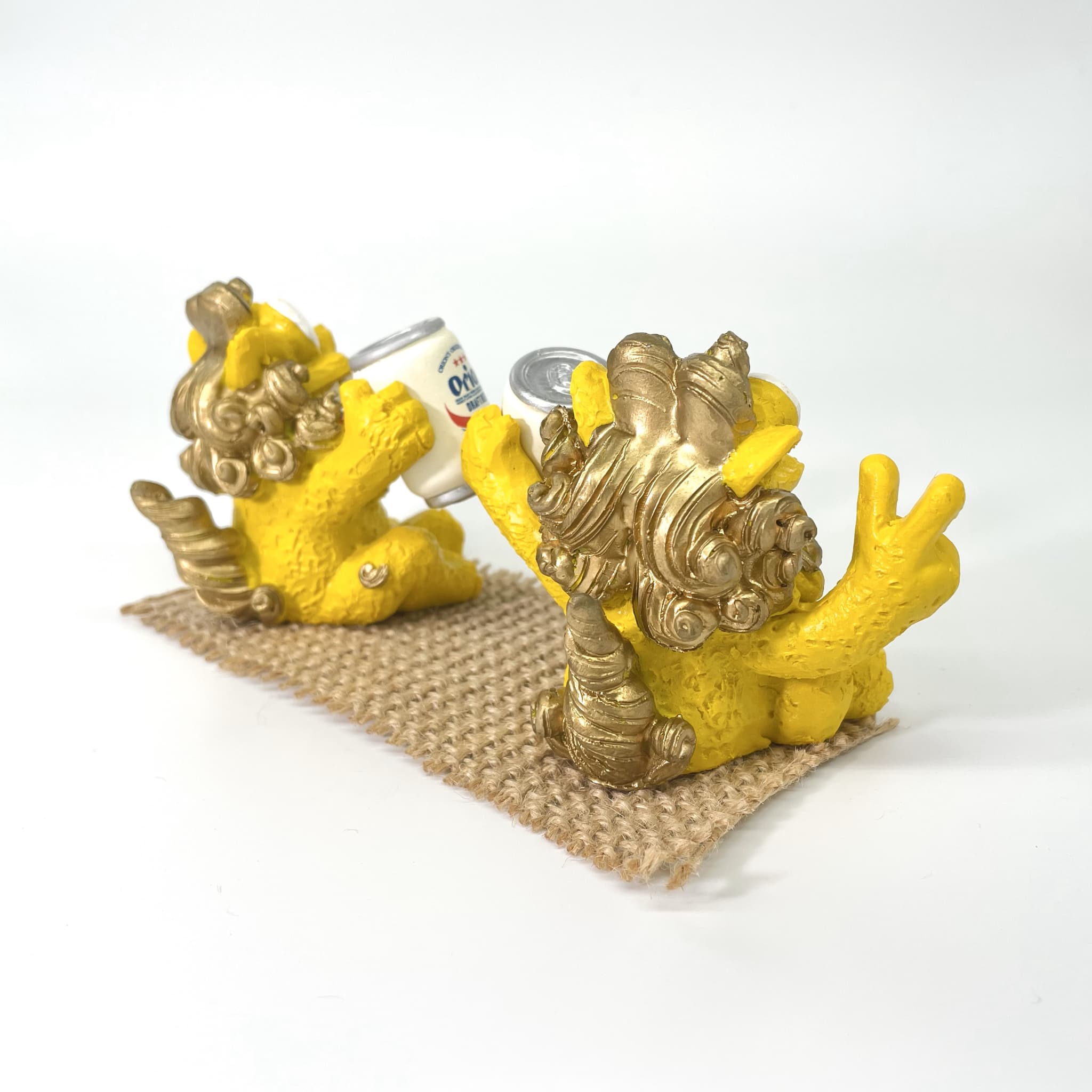 【オリオンビール】Orion缶原始獅子(7.5cm)