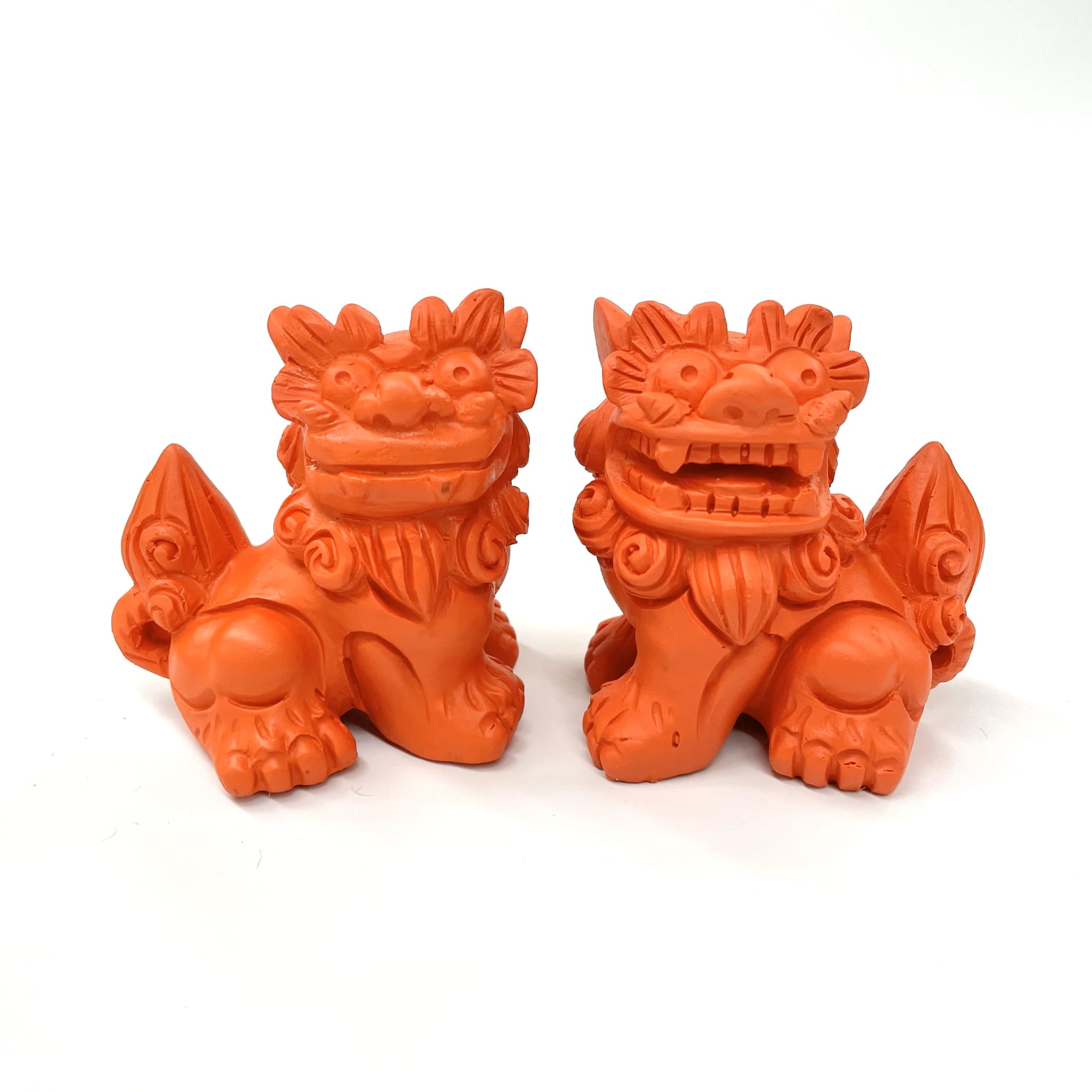素焼風開眼シーサー(7.5cm)