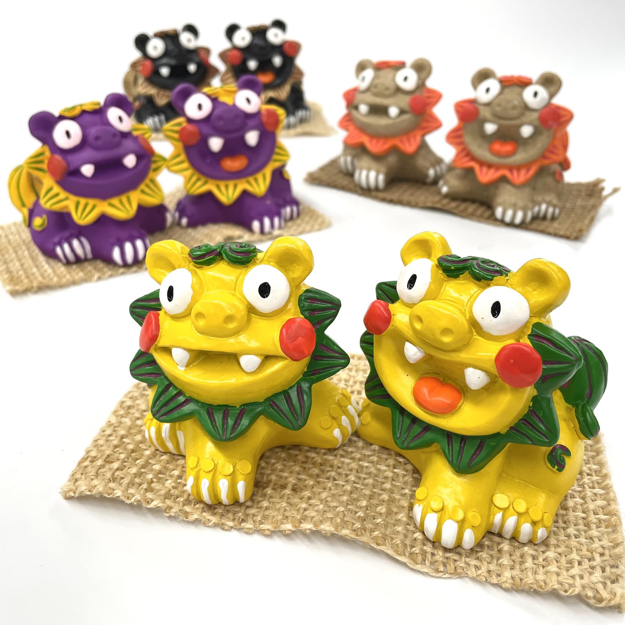 満願ペアシーサー(7.5cm)