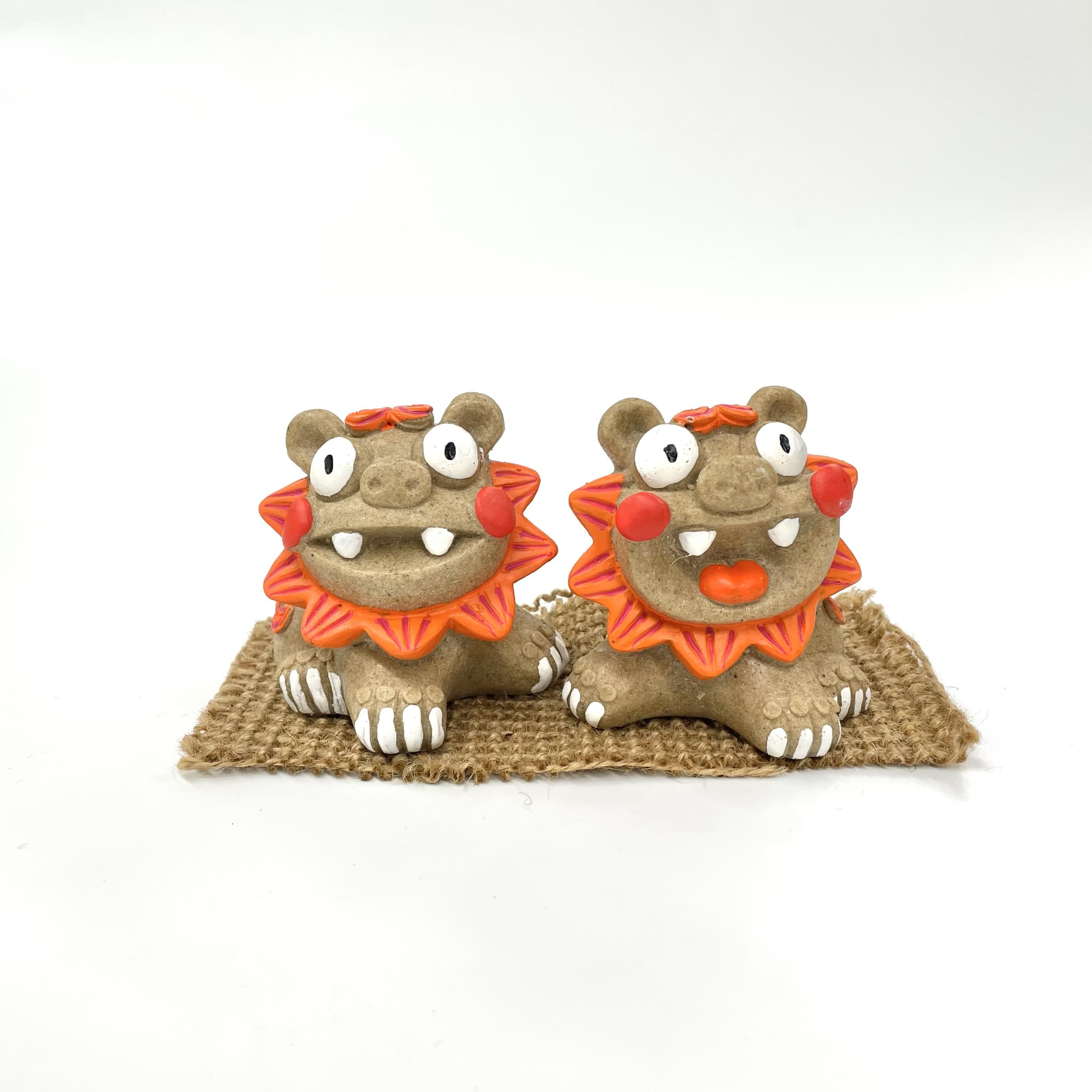 満願ペアシーサー(7.5cm)