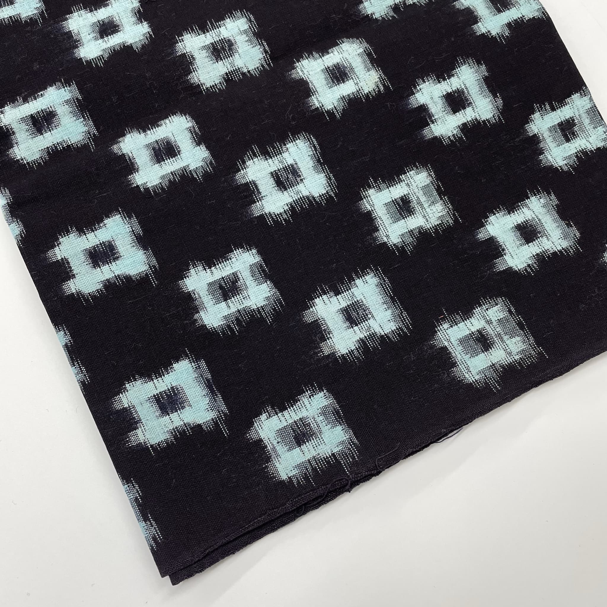 反物切売-＃柄絣/藍