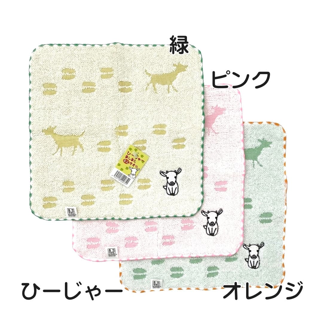 あしあとミニタオル