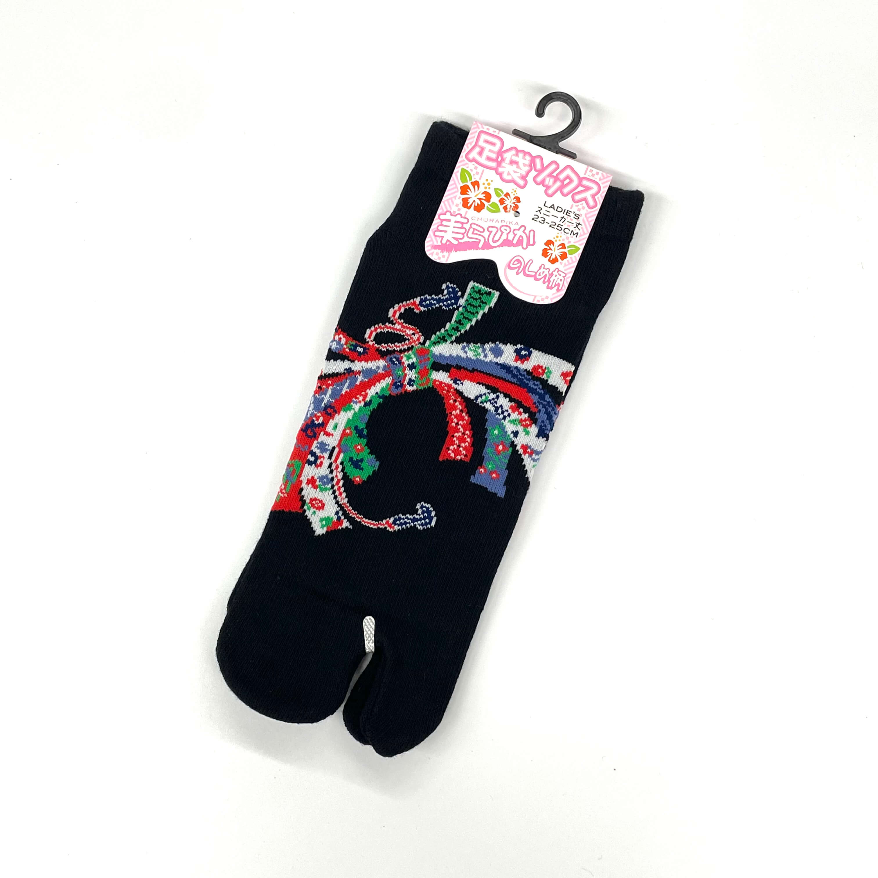 美らぴか足袋ソックス<のしめ柄>(23-25cm)