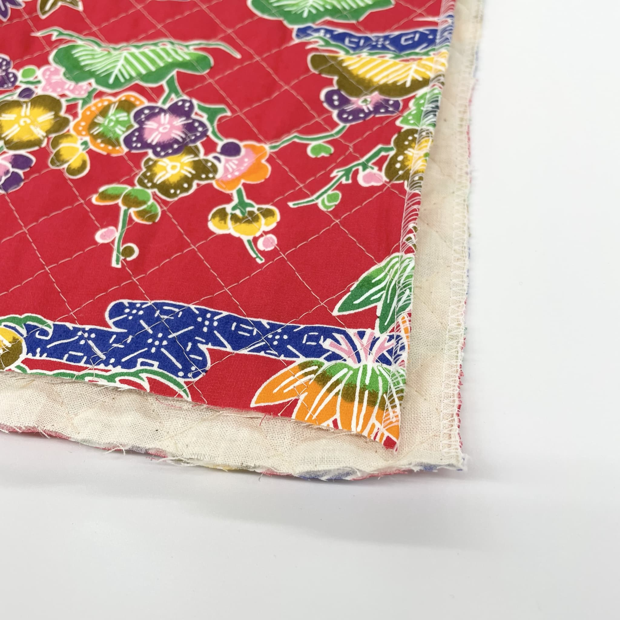 紅型キルト切売/赤色