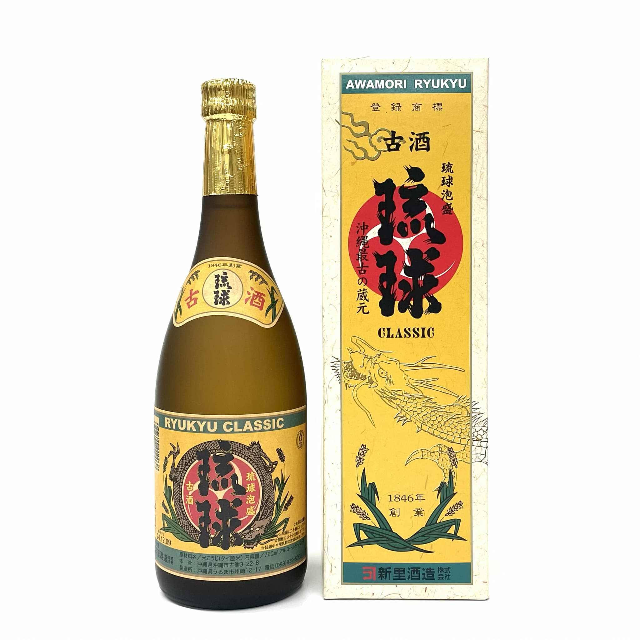 琉球泡盛 琉球クラシック (25度/720ml)