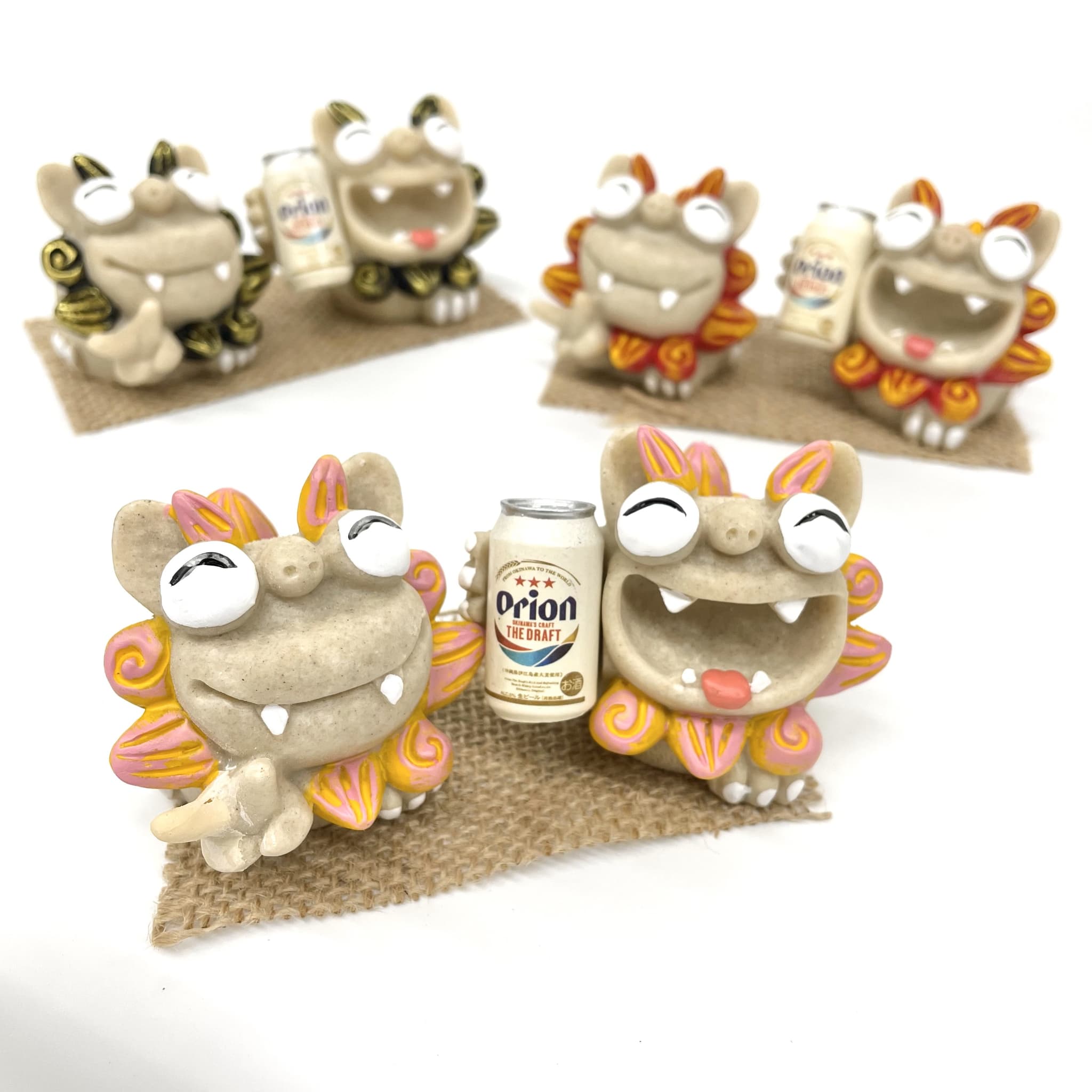 【20％OFF】【オリオンビール】大笑いシーサー(5.5cm)