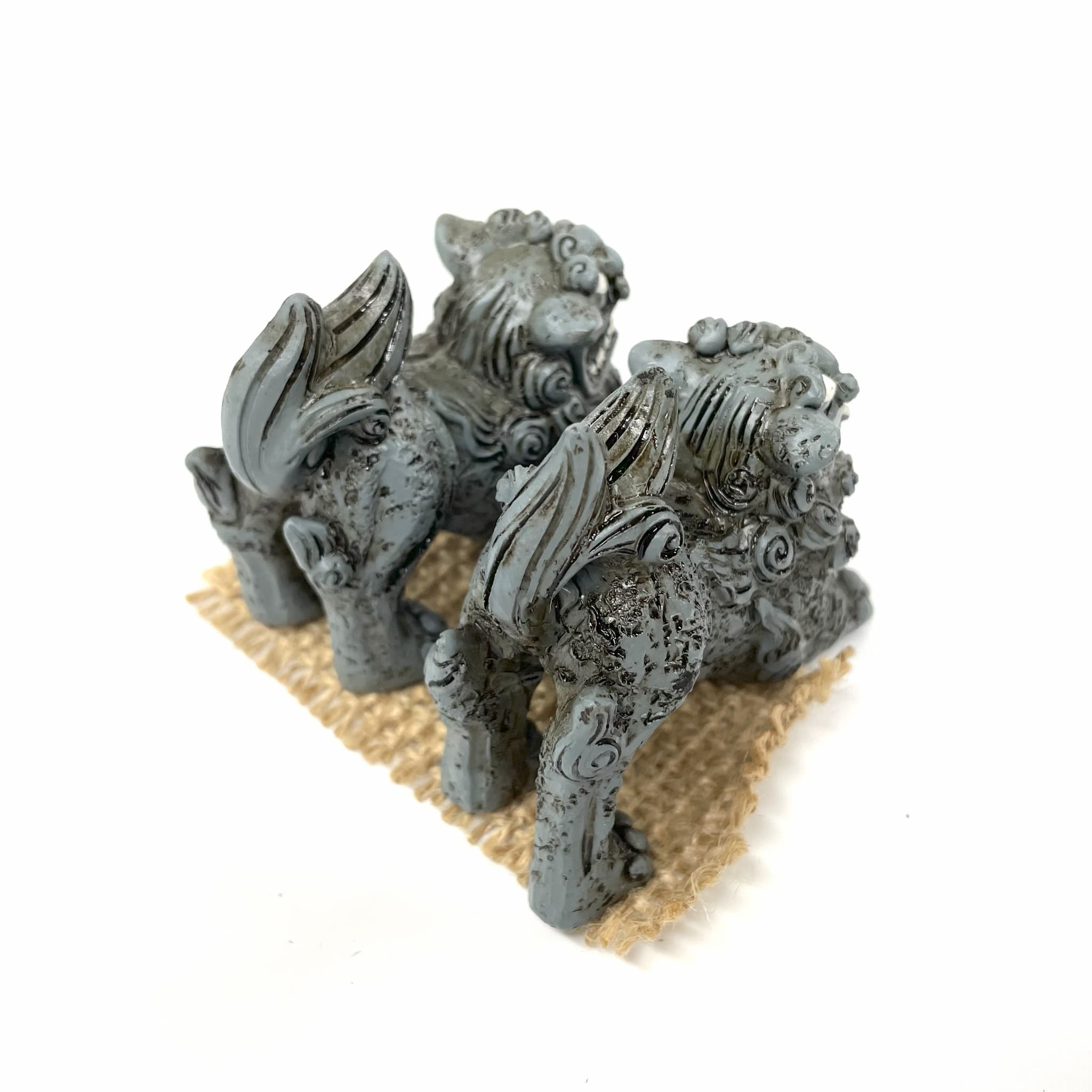 百福シーサー伏せ(7.5cm)