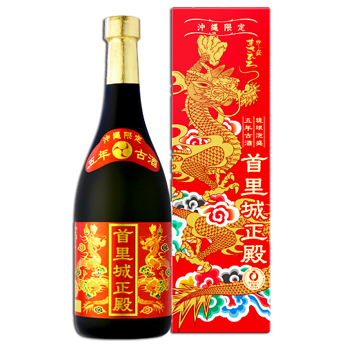 琉球泡盛 五年古酒 首里城正殿赤 (25度/720ml)