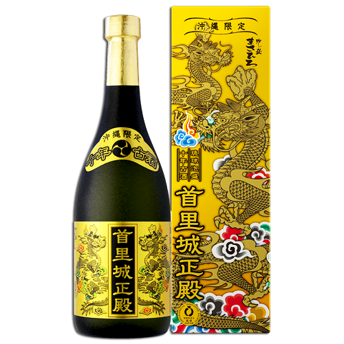 琉球泡盛 十年古酒 首里城正殿ゴールド (40度/720ml)