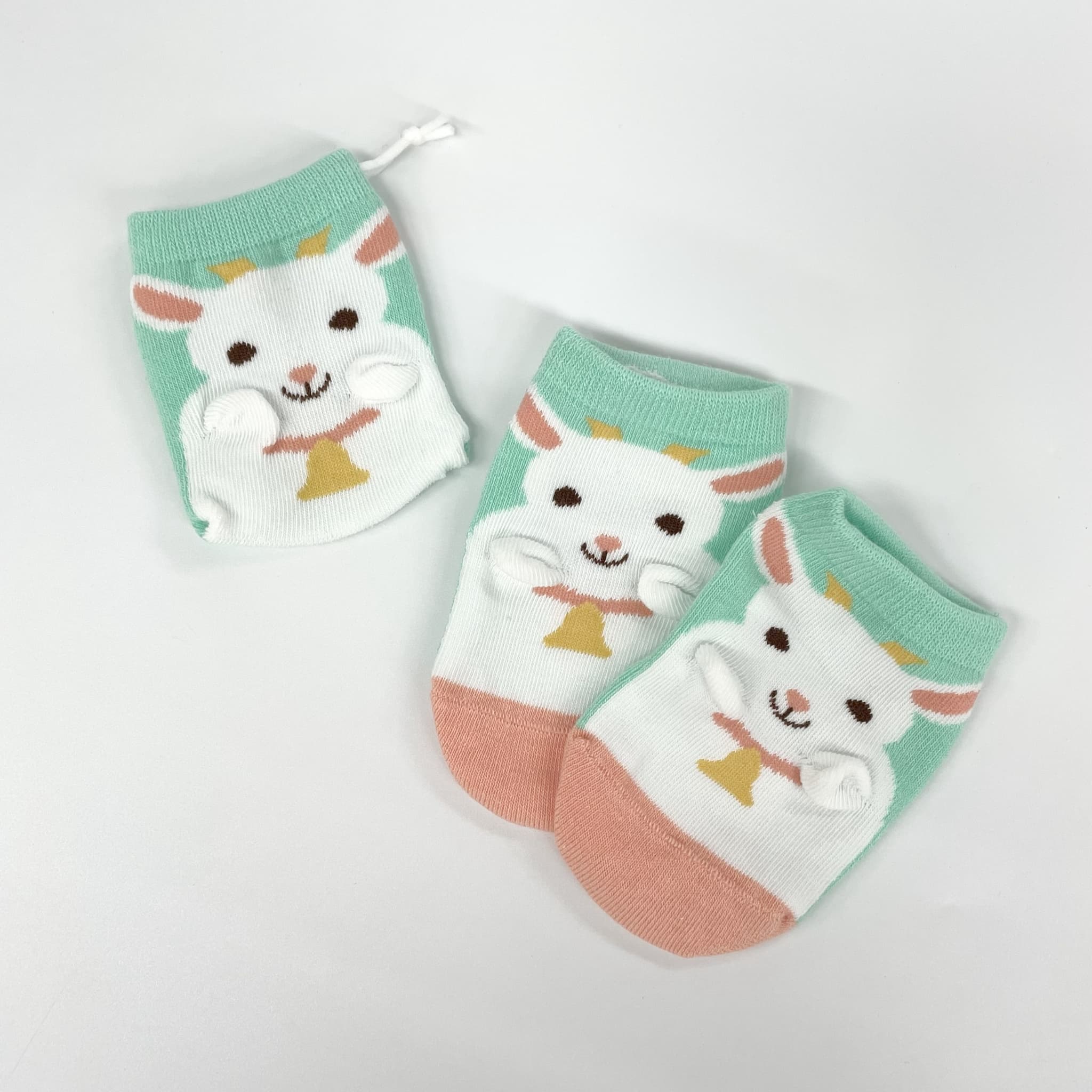美らぴか ミニ巾着入りベビーソックス