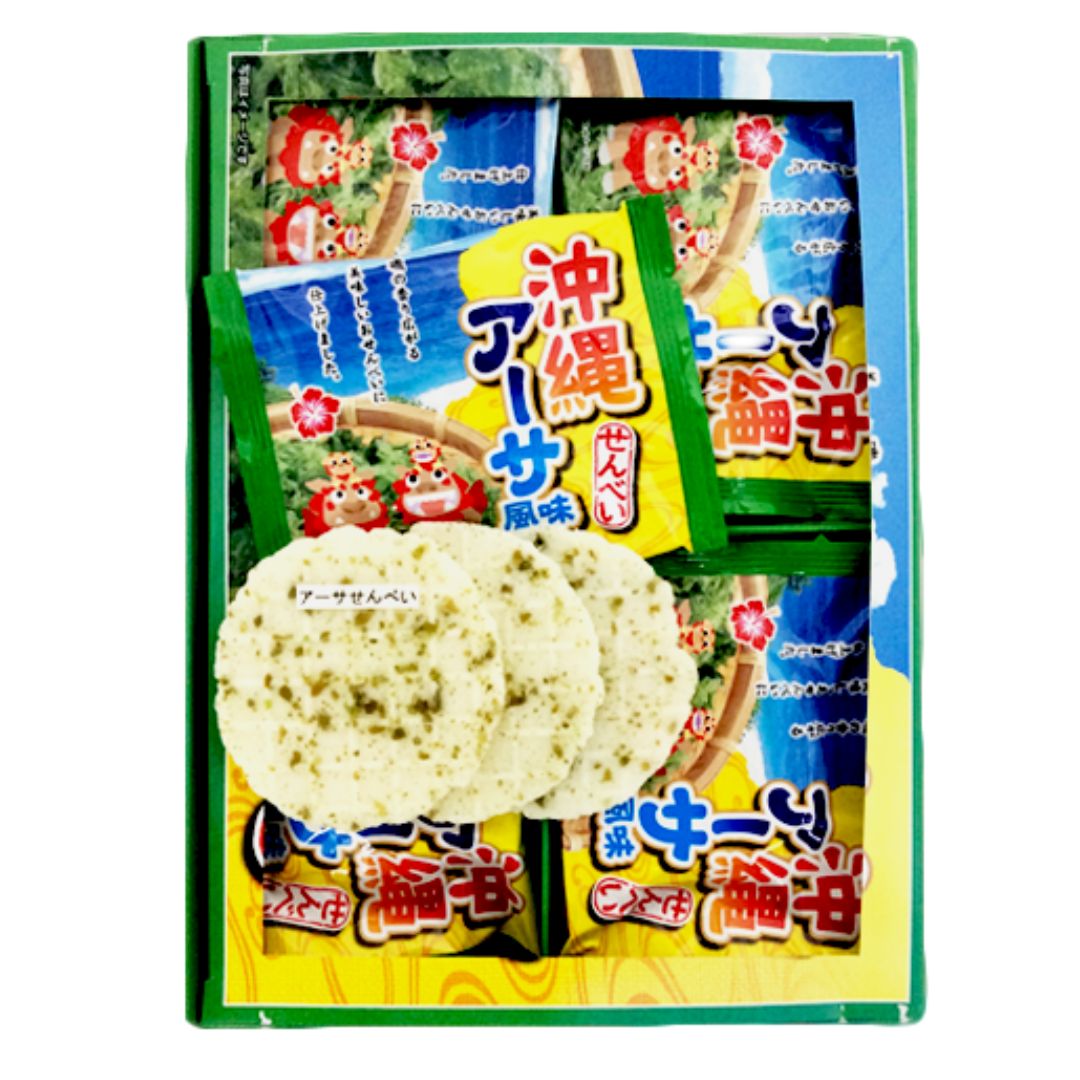 沖縄アーサ風味せんべい (3枚×12袋入)